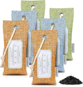 CLEVAST 6 Pack Bamboo Charcoal Air Purifying Bags, Activated Natural Home Odor by CLEVAST