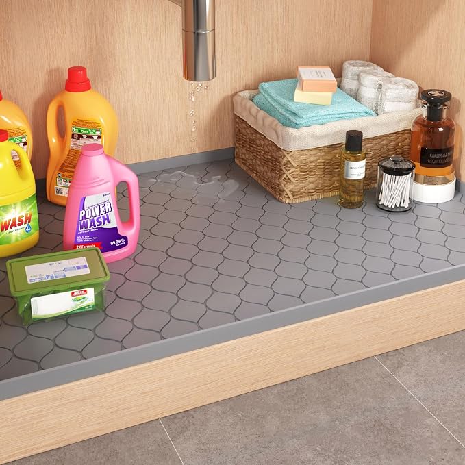 Silicone Under Sink Mat 25" x 19", kitchen Essentials and Gadgets, Shelf liner - Image 7
