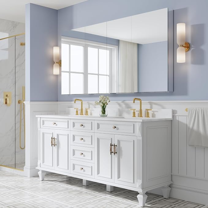 WELLFOR 72" x 36" Bathroom Medicine Cabinet - Image 12