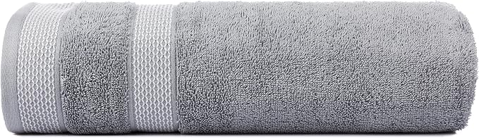 CASA COPENHAGEN Solitaire Mix 6 Pieces Towel Set- Grey Violet + Dusty Blue - Image 4