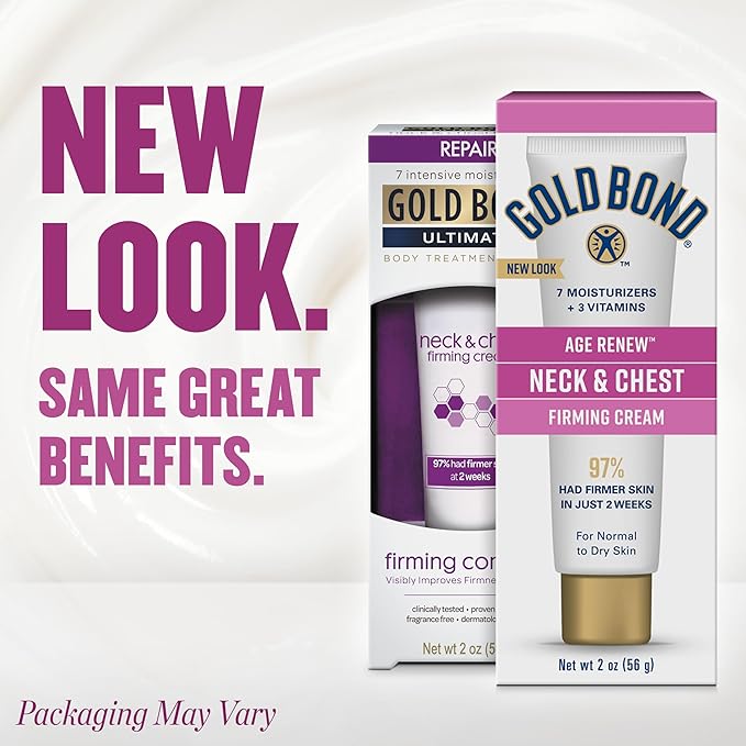 Gold Bond Age Renew Neck & Chest Firming Age Renew Cream, 2 oz., Clinically - Image 2