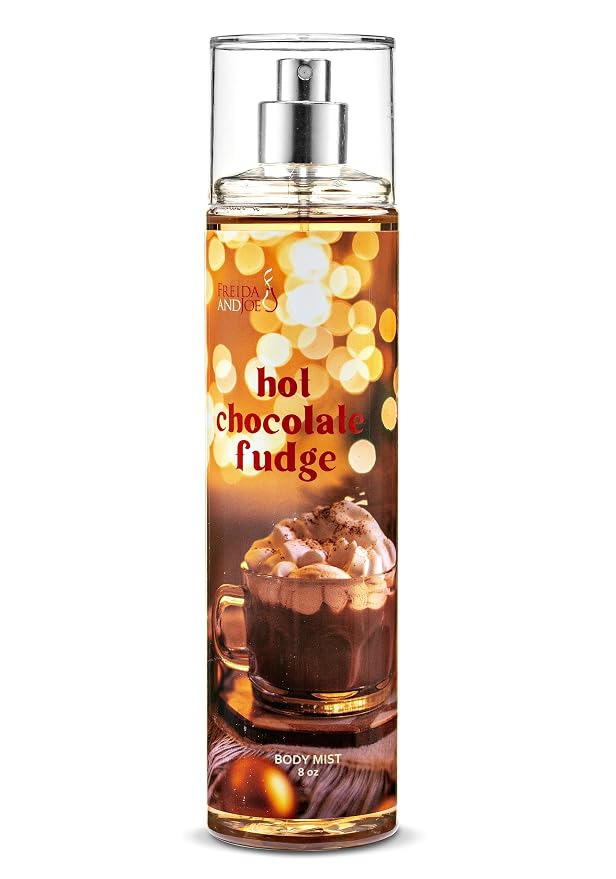 Freida & Joe Hot Chocolate Fudge Body Lotion & Body Mist Bundle – 10oz - Image 2
