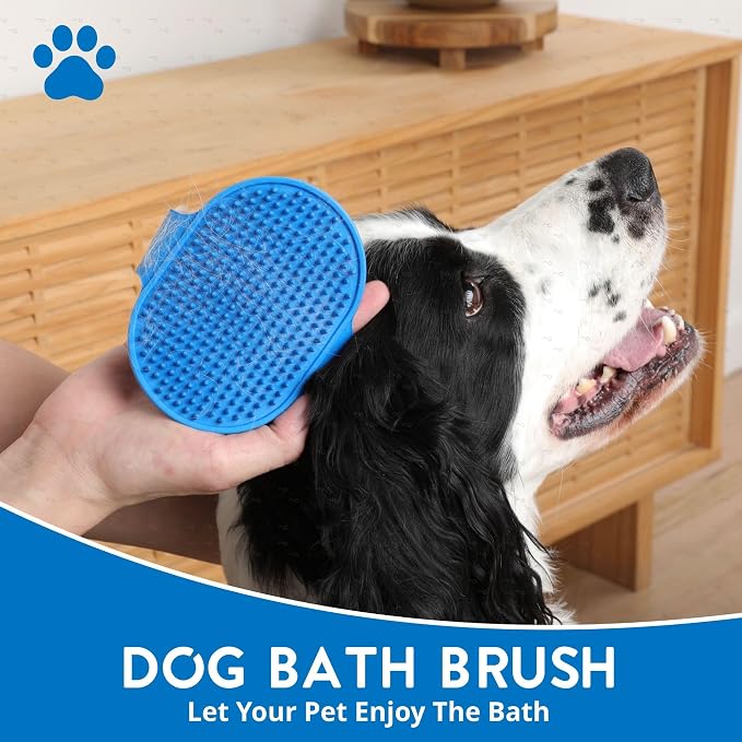 Silicone Dog Bath Brush – Soft Pet Scrubber - Image 5