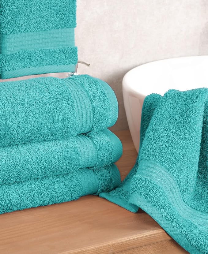 Cotton Paradise Hand Towels for Bathroom, 100% Cotton Turkish 4 Piece Hand - Image 3