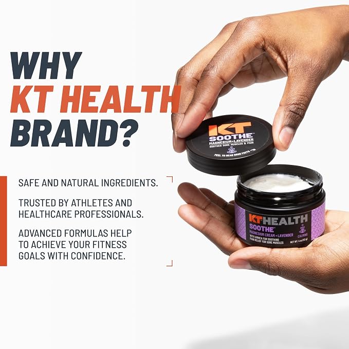 KT Health, Magnesium Cream, Soothe - Image 3
