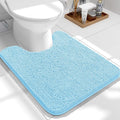 OLANLY Toilet Rugs U-Shaped 24x20, Extra Soft Absorbent Chenille Contour by OLANLY