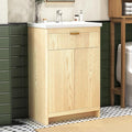 24 Inch Bathroom Vanity with Sink, Bathroom Vanity Cabinet with Single Sink by Umeiga