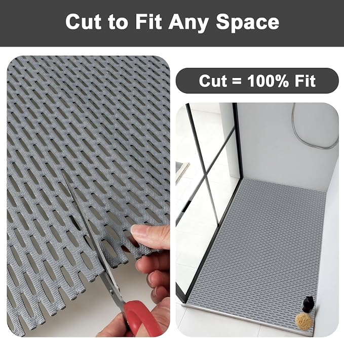 Extra Large Shower Mat: 47"x32" Non Slip Shower Mats - Image 6