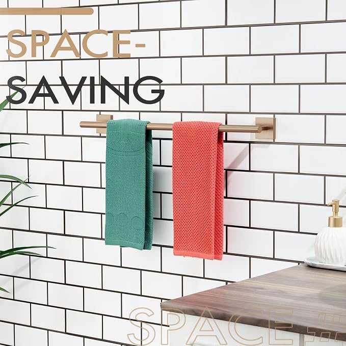 KOKOSIRI Bathroom Towel Bar Bath Towel Holders - Image 10