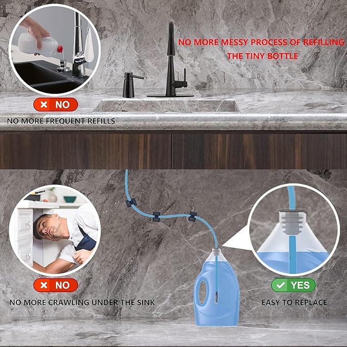 Sink Soap Dispenser Extension Tube Kit - Image 4