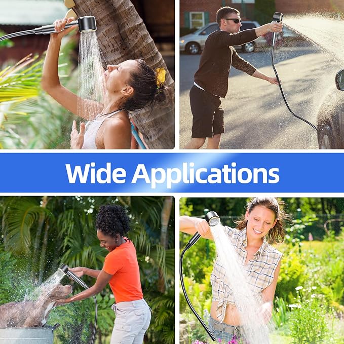 Portable Shower for Camping, 8000mAh Rechargeable Camping Shower - Image 3