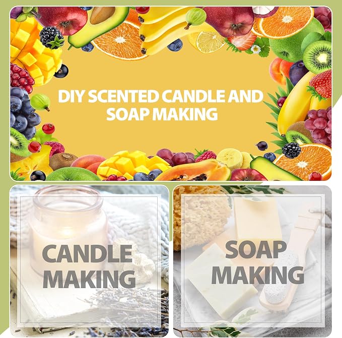 PHATOIL 10Pcs Fruity Fragrance Oil Set, Strawberry, Mango Oils - Image 6