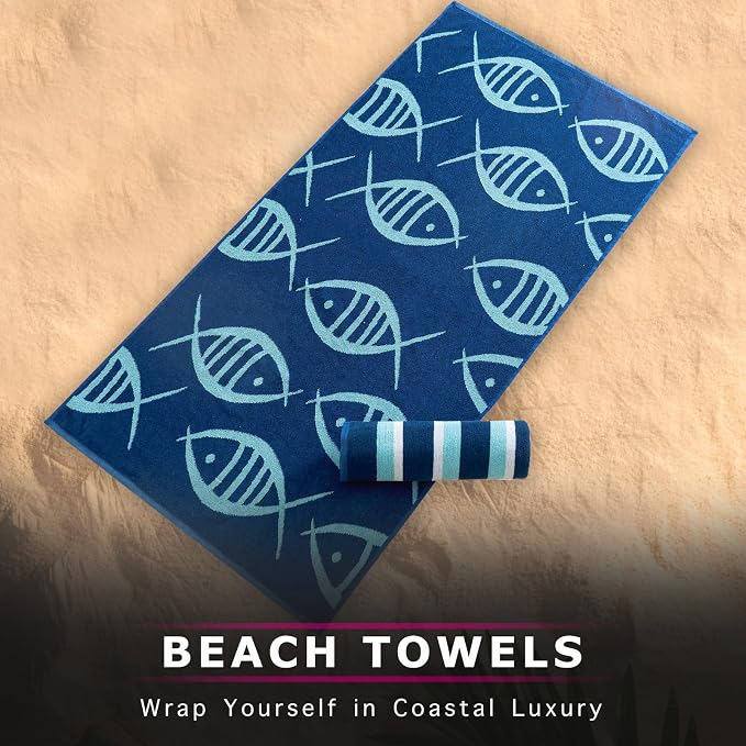 CASA COPENHAGEN Miami Bath Towels Designed in Denmark Rough and Tough, Quick Dry - Image 2