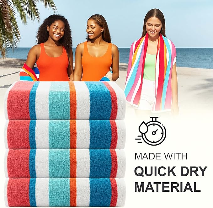 CASA COPENHAGEN Bora Bora Beach Towels Designed in Denmark Rough and Tough - Image 4