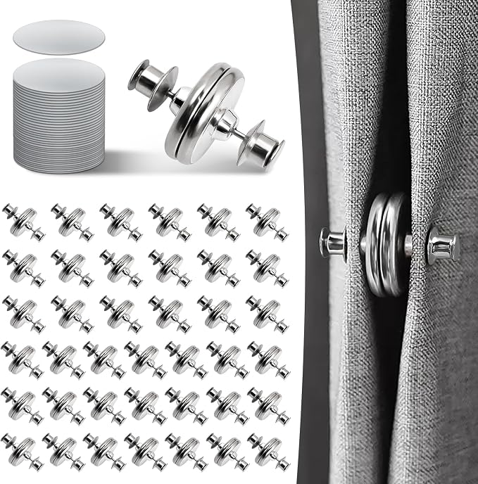 Curtain Magnets, Kaluofan 40Pairs Curtain Magnets Closure by Kaluofan