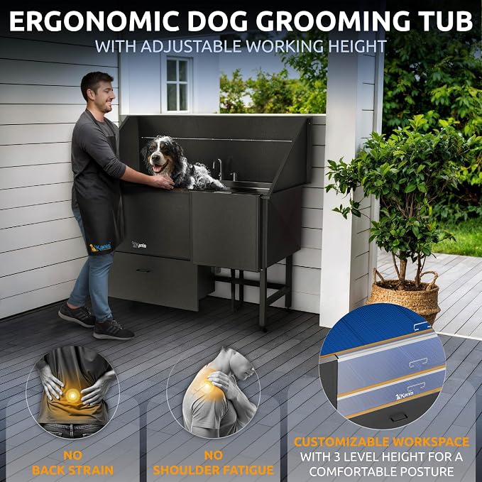 KANIS Black Line Professional Dog Washing Station - Image 4
