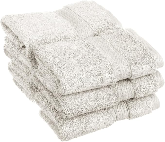 BLUENILEMILLS BNM Egyptian Cotton 6-Piece Towel Set, Includes 6 Face Towels by Blue+Nile+Mills