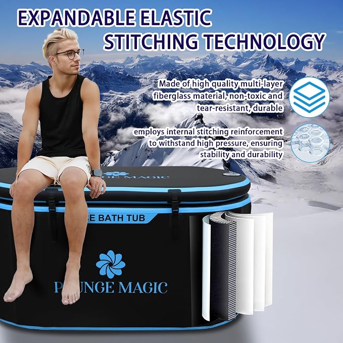 Cold Plunge Tub Inflatable Ice Bath Tub - Image 4