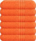 BOUTIQUO Ultra Soft Cotton 6 -Piece Hand Towel Set 16x24 Inch, Spa & General by BOUTIQUO