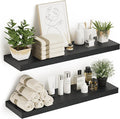 Vivelove Black Floating Shelves by VIVELOVE
