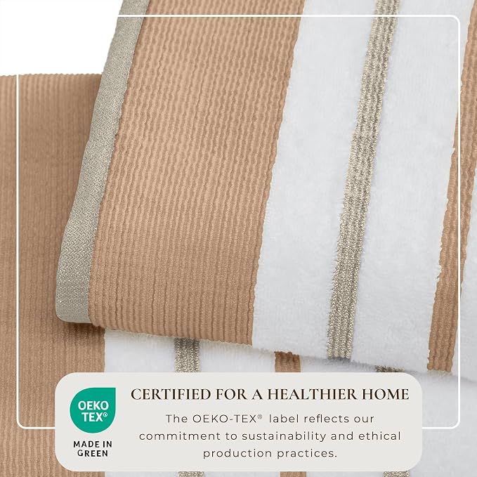 Great Bay Home Decorative Bath Towel Set - Image 2