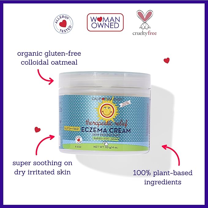 California Baby Eczema Cream | Steroid-Free Eczema Treatment | Colloidal - Image 3