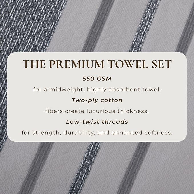 Great Bay Home Decorative Bath Towel Set - Image 4