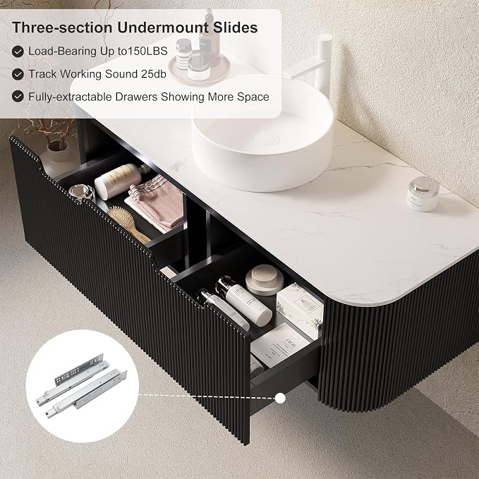 30" Floating Bathroom Vanity - Image 4