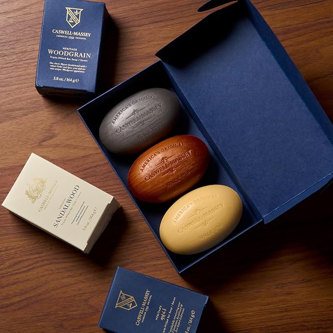 Caswell-Massey Men’s Bar Soap Gift Set - Image 2