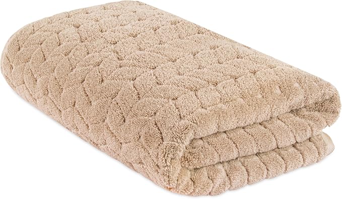Turkish Cotton Ultra-Soft Plush Absorbent Quick Dry Bathroom Towel Set by BagnoMilanoLuxurySoftness