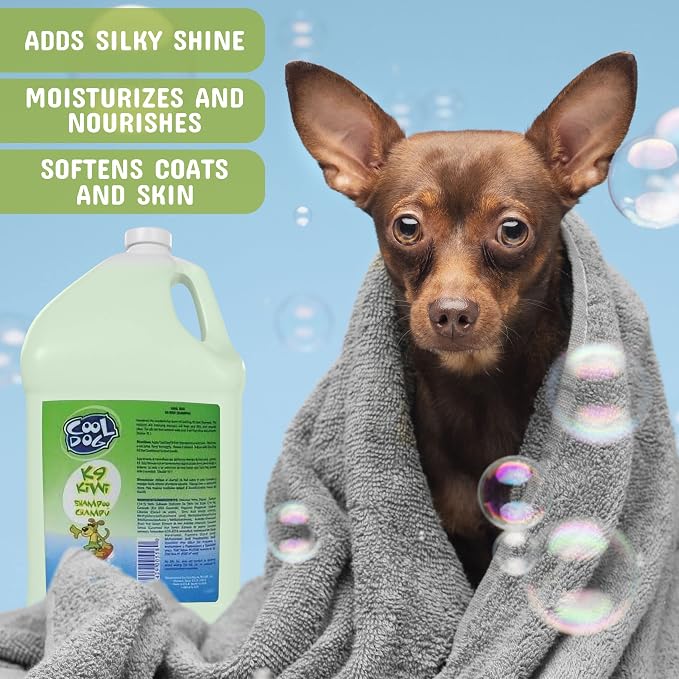 Pet Silk Cool Dog K-9 Kiwi Cucumber Shampoo, 128 Ounce - Image 2