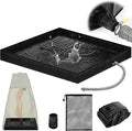Upgraded Portable Shower Pan 41"x41"x5" by Tottist