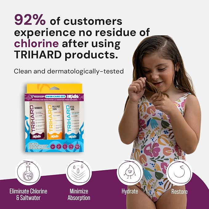 TRIHARD Kids Chlorine Hair and Body Protection Essentials - Image 5