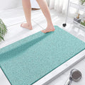 godehone Shower Mats Non Slip Without Suction Cups, PVC Loofah Bathroom Mats by godehone