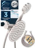 HammerHead Showers Dual Shower Head Combo, 8-Inch Rainfall & 3-Flow Handheld by HammerHeadShowers