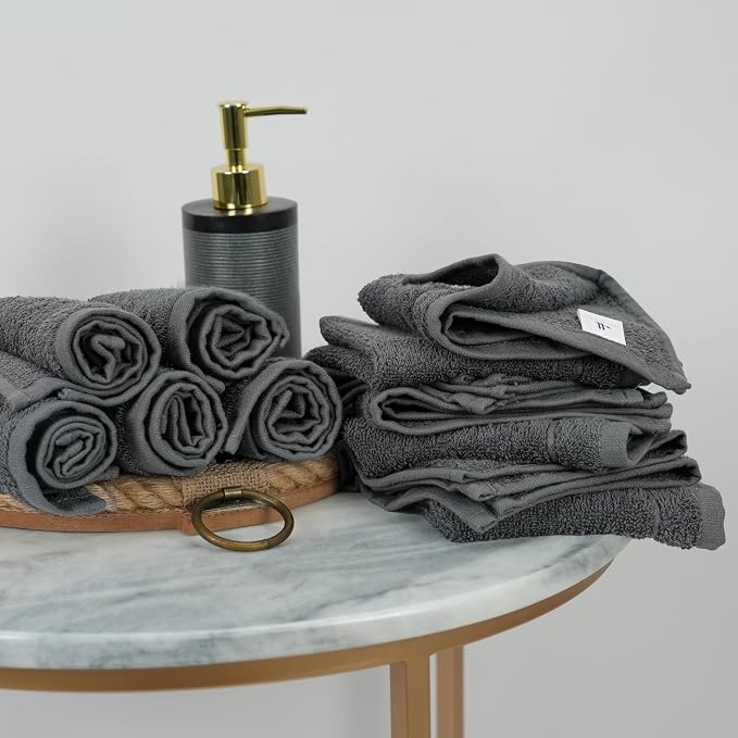 Tens Towels Pack of 60 Washcloths, 12 x 12 Inches, Lighter Weight, Quick to Dry - Image 5