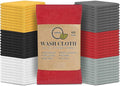 Softolle 100% Cotton Ring Spun Wash Cloths – Bulk Pack of Washcloths – 12x12 by Softolle