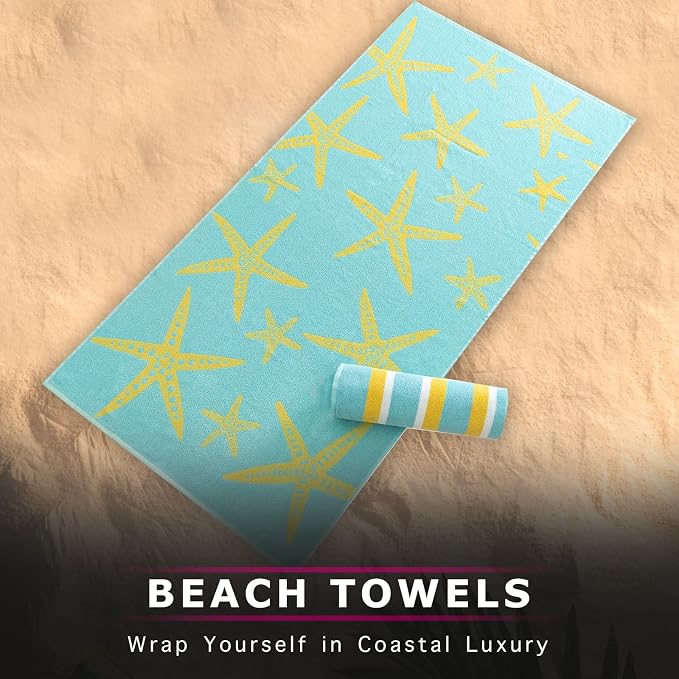 CASA COPENHAGEN Miami Bath Sheets Designed in Denmark Rough and Tough, Quick Dry - Image 2