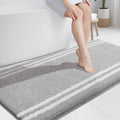 PURRUGS Bathroom Rug Non-Slip Machine Washable 30" x 60", Super Absorbent and by PURRUGS