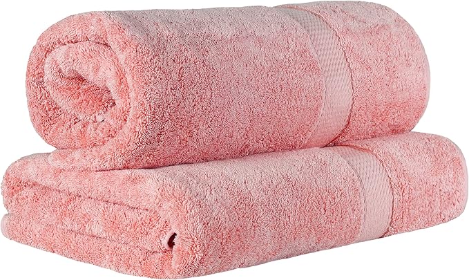 Superior Egyptian Cotton Pile Bath Sheet Set of 2, Ultra Soft Luxury Towels by SUPERIOR