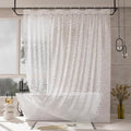 AmazerBath Heavy Duty Shower Curtain Liner, 100% EVA Clear Shower Curtain and by AmazerBath