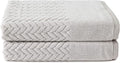 Texere 100% Organic Cotton Jacquard 650 GSM Premium Bath Towel Sets by TexereSilk
