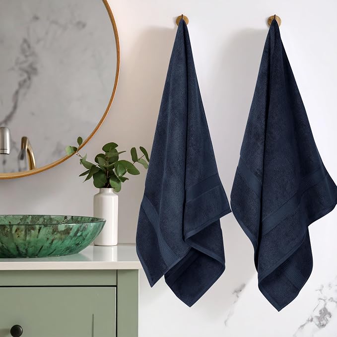 Superior Egyptian Cotton Pile Bath Towel Set of 2, Ultra Soft Luxury Towels - Image 2
