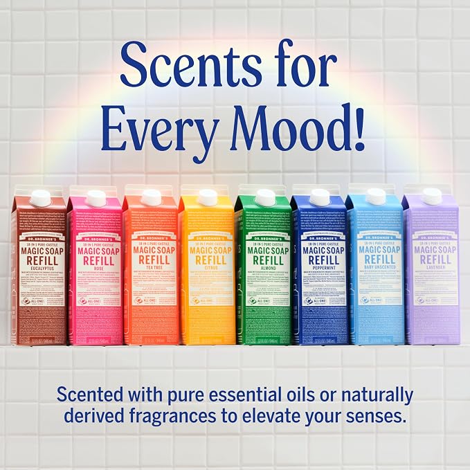 Dr. Bronner's Pure-Castile Magic Soap Liquid, Made - Image 8