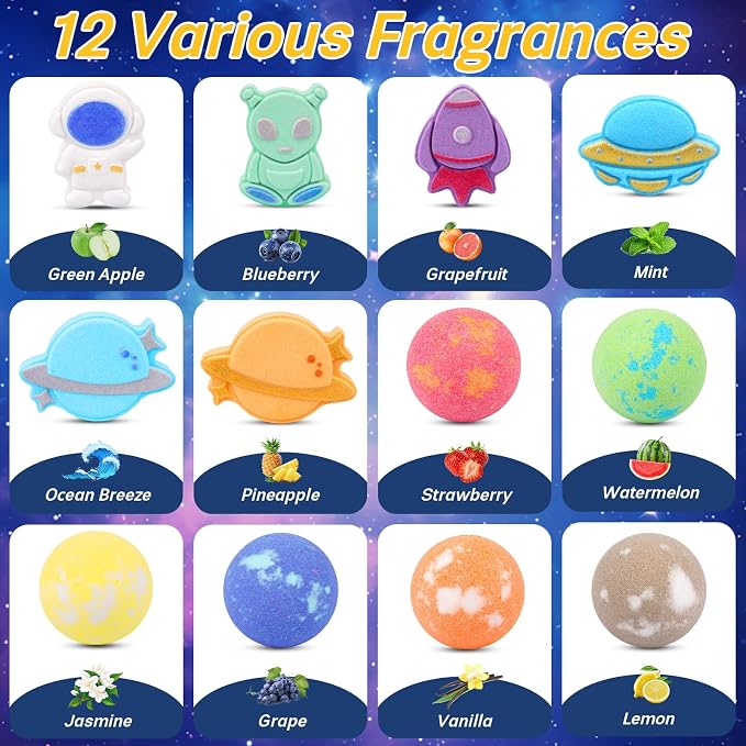 Galaxy Bath Bombs for Kids - Image 3