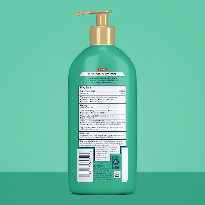 Gold Bond Medicated Extra Strength Body Lotion, 14 oz., Moisturizes, Relieves & - Image 3