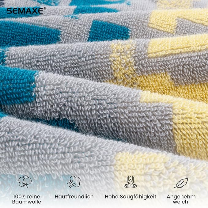 SEMAXE 12 Pack Hand Towels for Bathroom, 100% Cotton Towels - Image 4