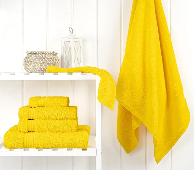 Cotton Paradise 6 Piece Towel Set, 100% Cotton Soft Absorbent Turkish Towels - Image 3