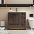 eclife 36" Bathroom Vanity Sink Combo Vintage Style by eclife