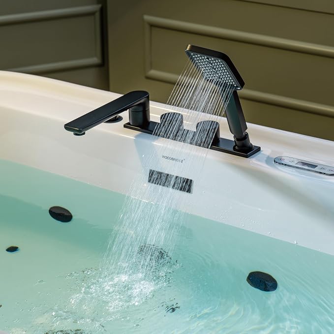 WOODBRIDGE 72" x 35-3/8" Whirlpool and Air Bath Heated Soaking Combination Tub - Image 19